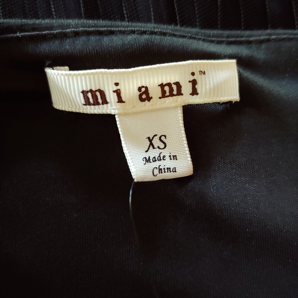 Francesca's Miami Black Pleated Tulle Dress Sz XS - Picture 8 of 11